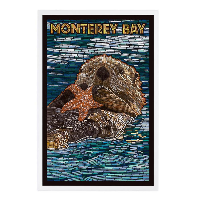 Postcard - Monterey Bay Mosaic Sea Otter