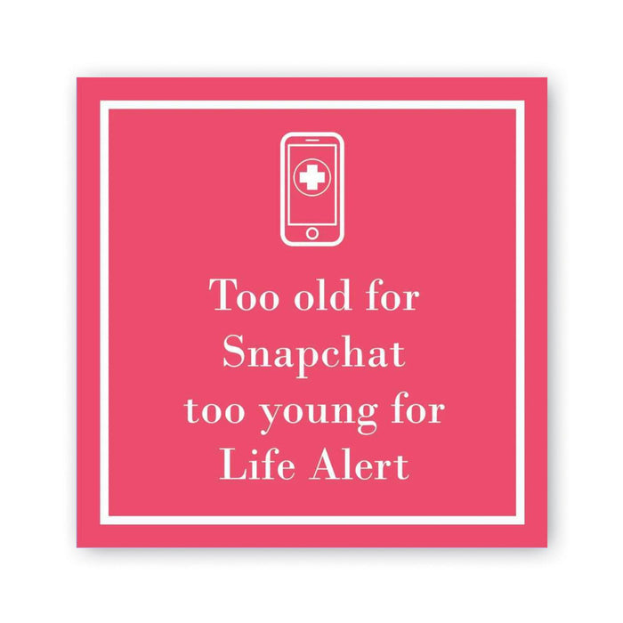 Snapchat Beverage Napkins