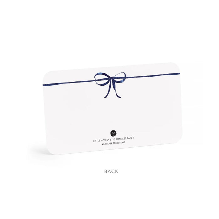 Little Notes - Navy Bow