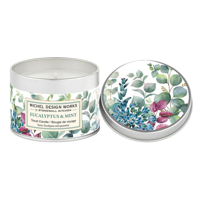 Eucalyptus & Mint Travel Tin Candle