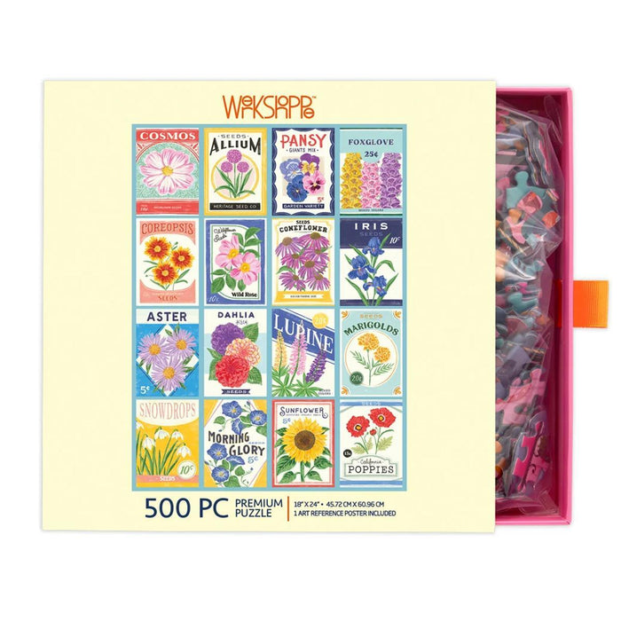 Seed Packets 500 Piece Puzzle