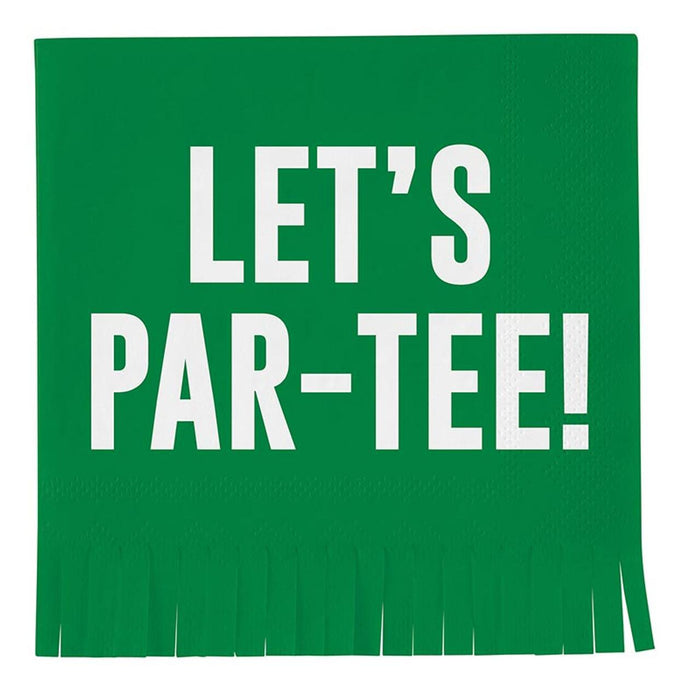 Let's Par-Tee Beverage Napkin