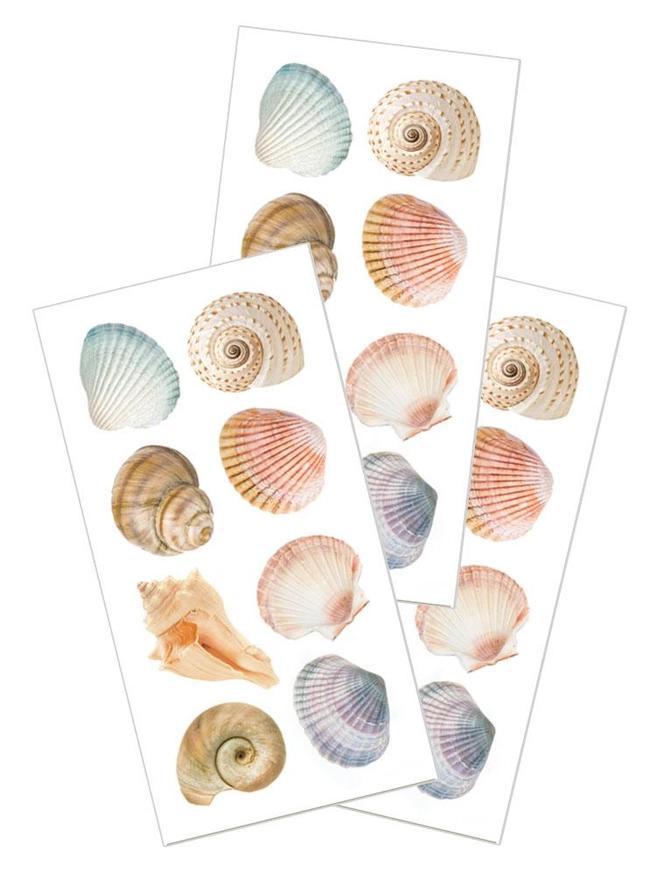 Shell Necklace Sticker Sea Shells Stickers – The Quill