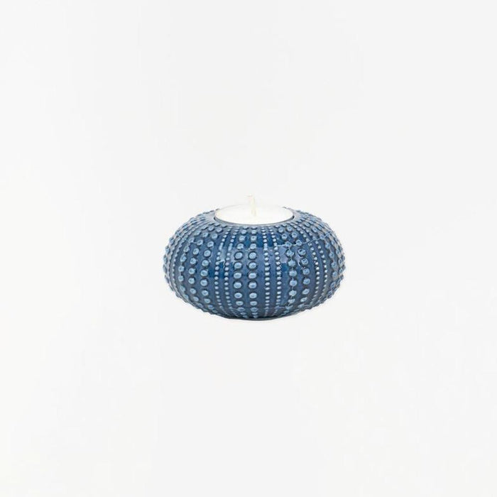 Sea Urchin Tea Light Holder - Dark Blue