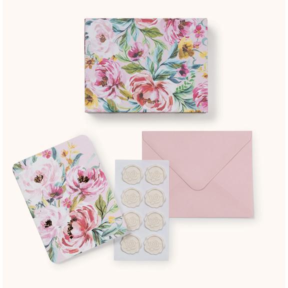 Bella Flora Studio Note Cards with Wax Seals