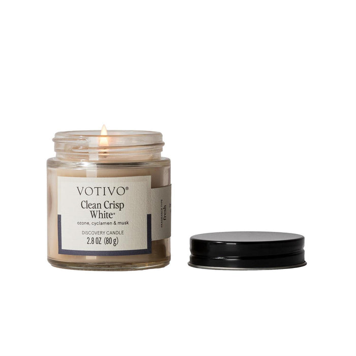 Clean Crisp White Discovery Candle