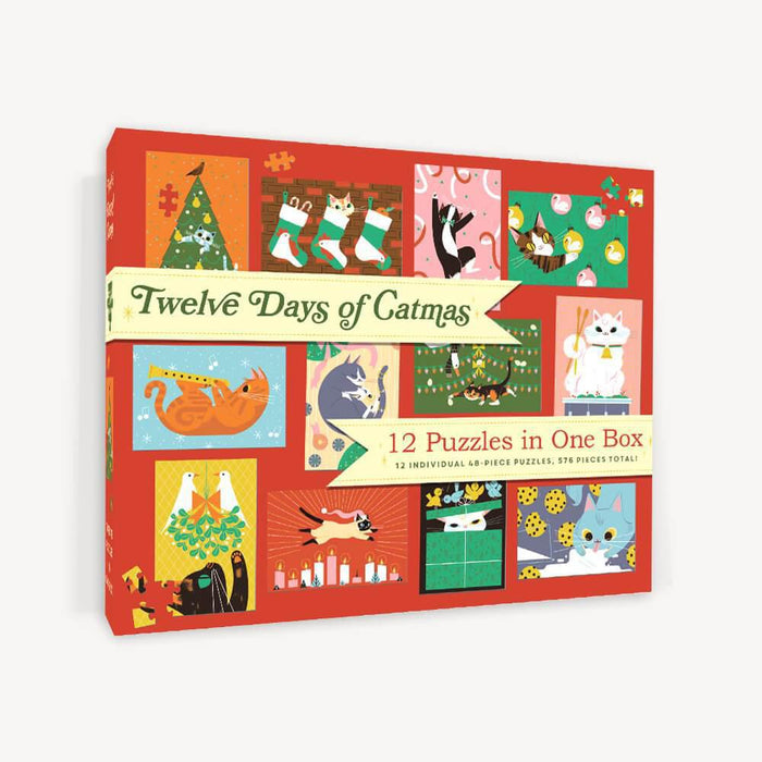 12 Days of Catmas Puzzles
