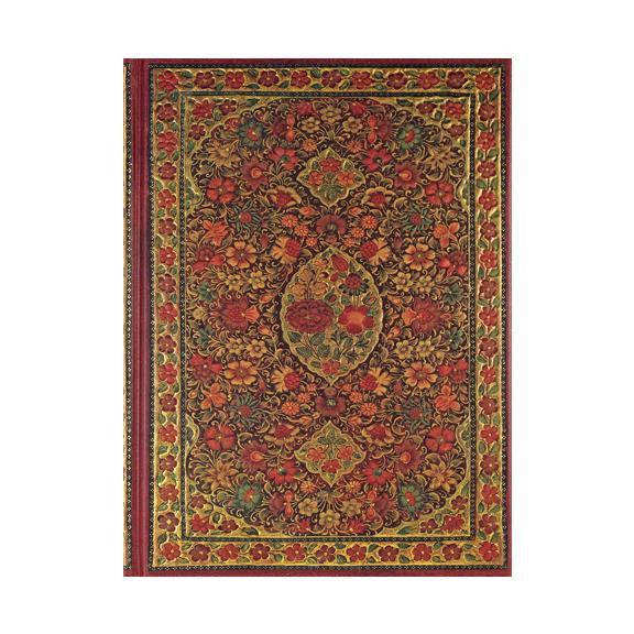 Gilded Floral Large Internet Log Book