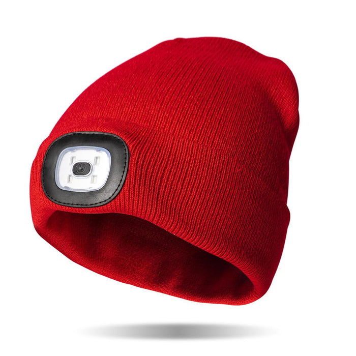 Night Scope Men's Beanie - Red