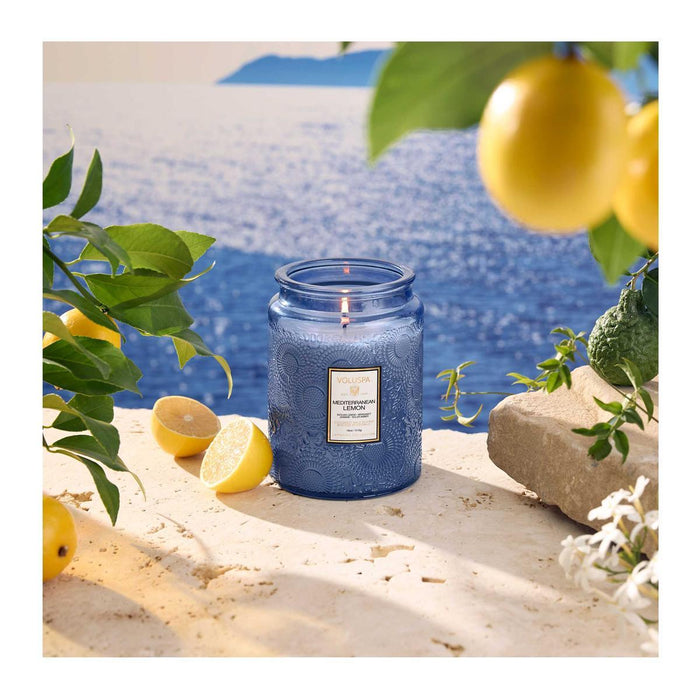 Mediterranean Lemon Large Jar Candle
