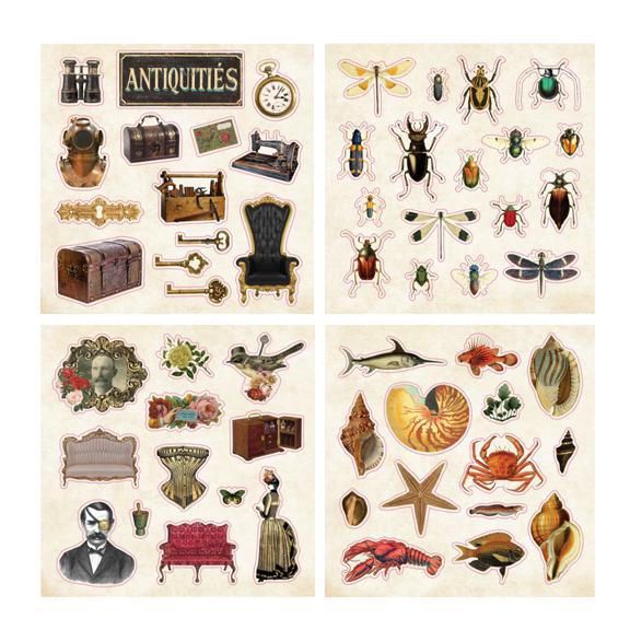 Sticker Book of Curiosities