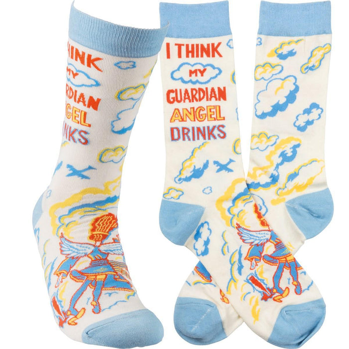 Guardian Angel Drinks Women's Socks