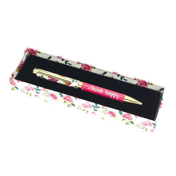 Pretty Floral Boxed Pen