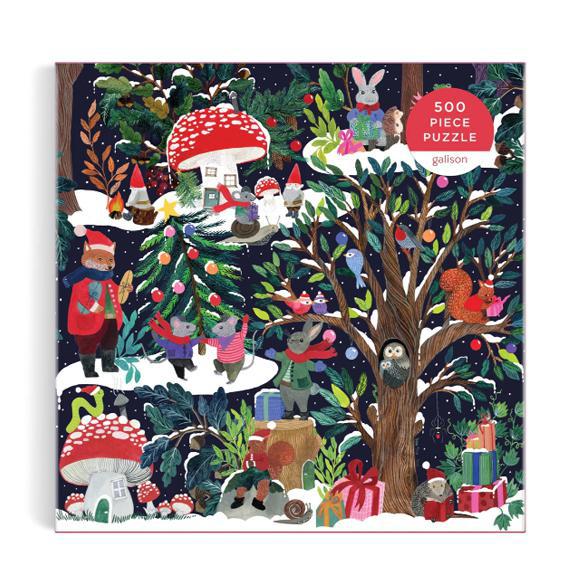 Yuletide Forest 500 Piece Puzzle