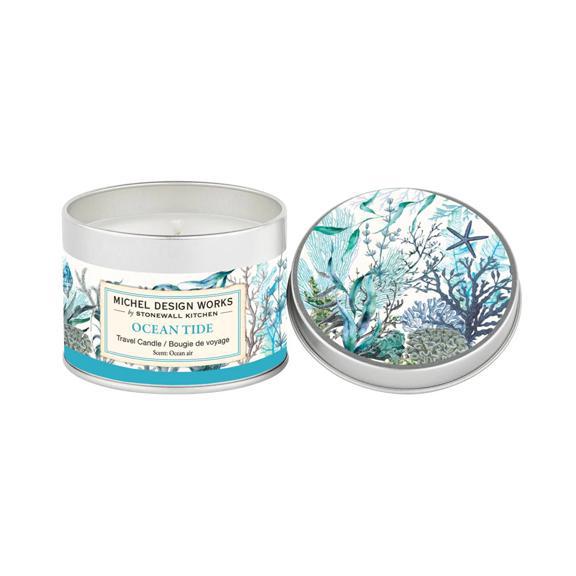 Ocean Tide Travel Tin Candle