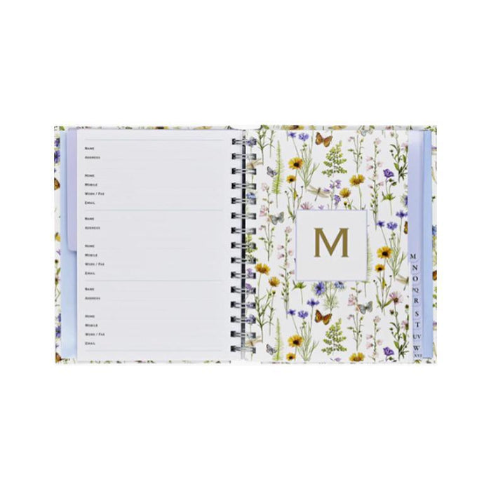 Wildflower Garden Large Address Book