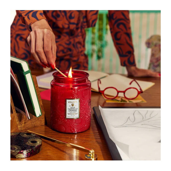 Goji Tarocco Large Jar Candle