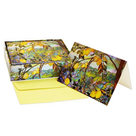 Tiffany Lemon Tree Boxed Notes