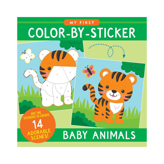 Color-by-Sticker: Baby Animals