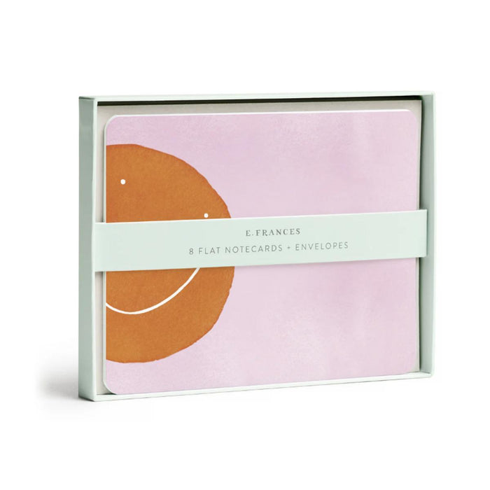 Orange Smiley Flat Notes