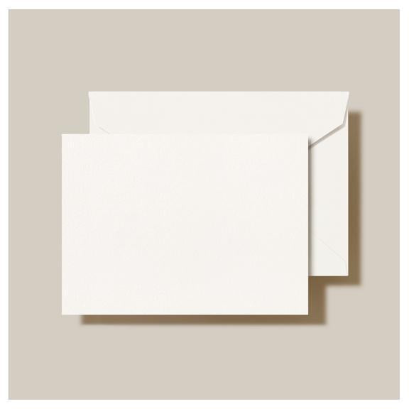 Pearl White Folded Notes