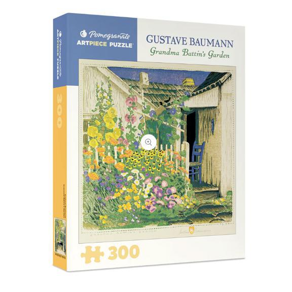 Gustave Baumann: Grandma Battin's Garden 300 Piece Puzzle