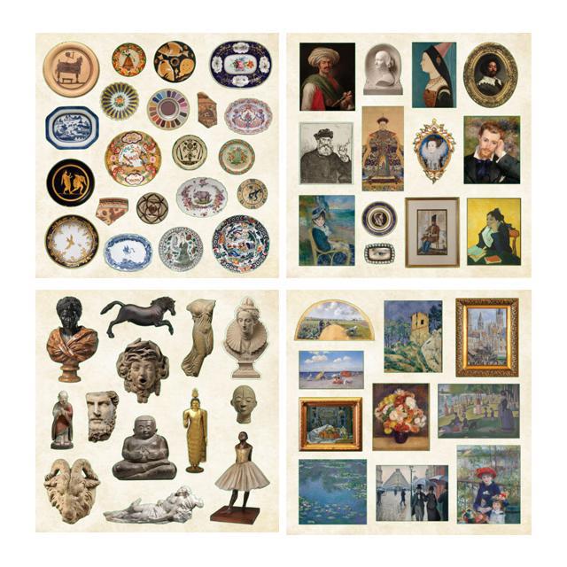 Museum Treasures Sticker Book