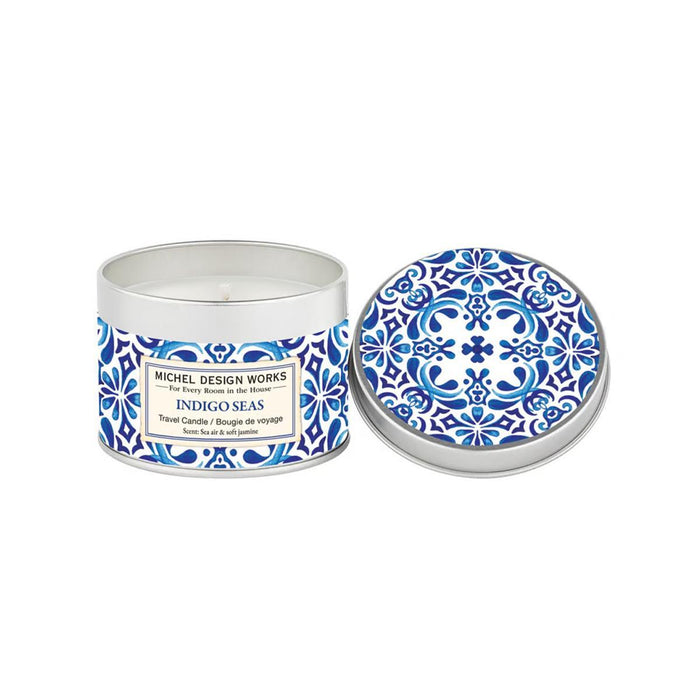 Indigo Seas Travel Candle