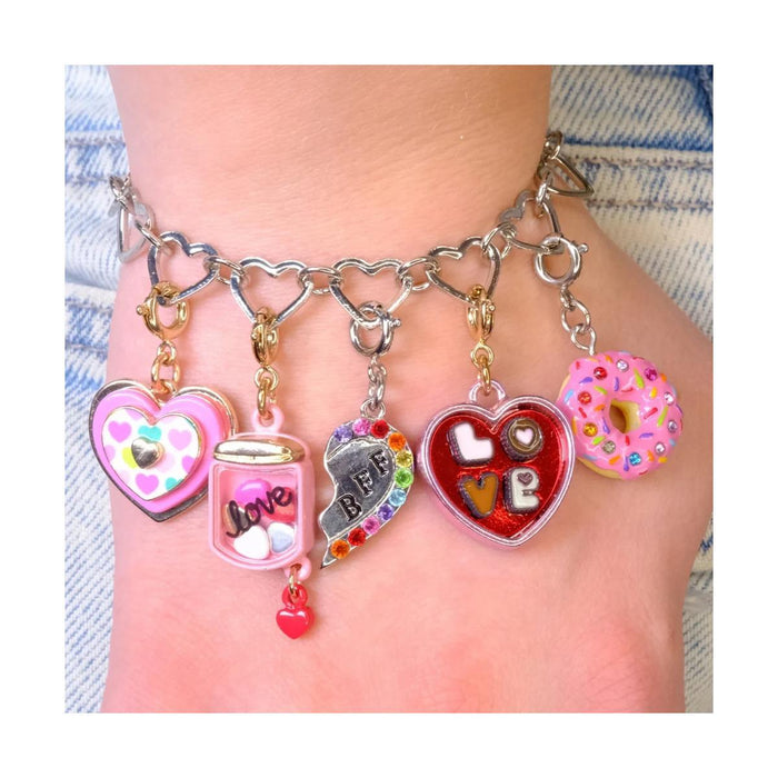 Charm It! Silver BFF Broken Heart Charm