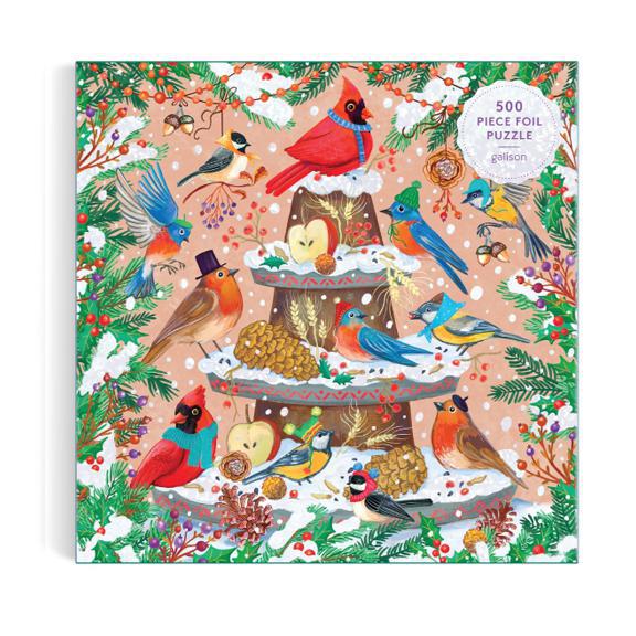 Festive Feathers 500 Piece Foil Puzzle