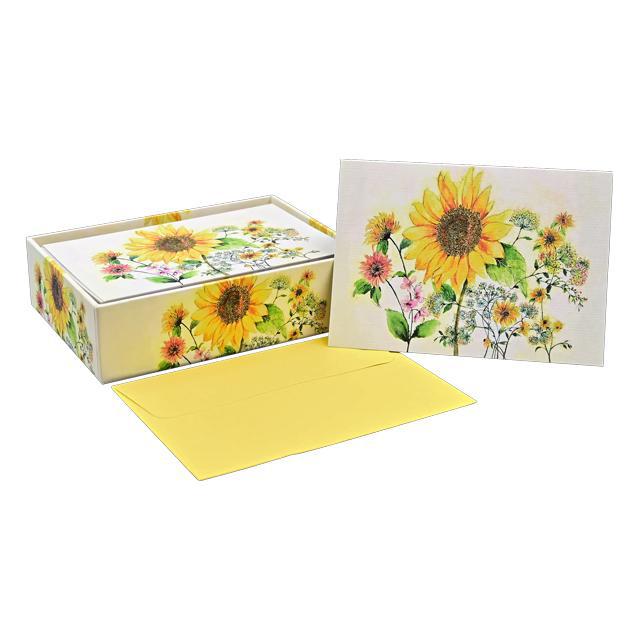 Watercolor Sunset Note Cards