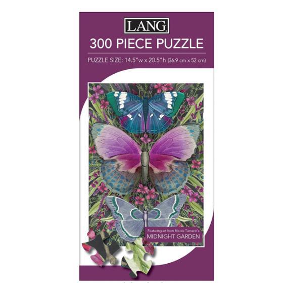 Midnight Garden Butterflies 300 Piece Puzzle