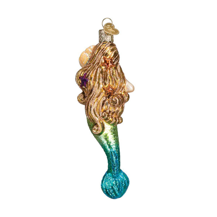 Mermaid Glass Ornament
