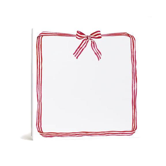 Red Ribbon Candy Chunky Notepad
