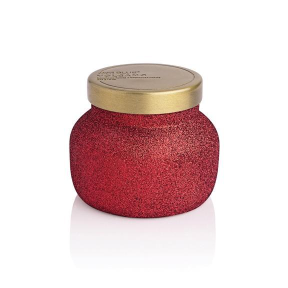 Volcano - Red Glitter Petite Candle 8 oz