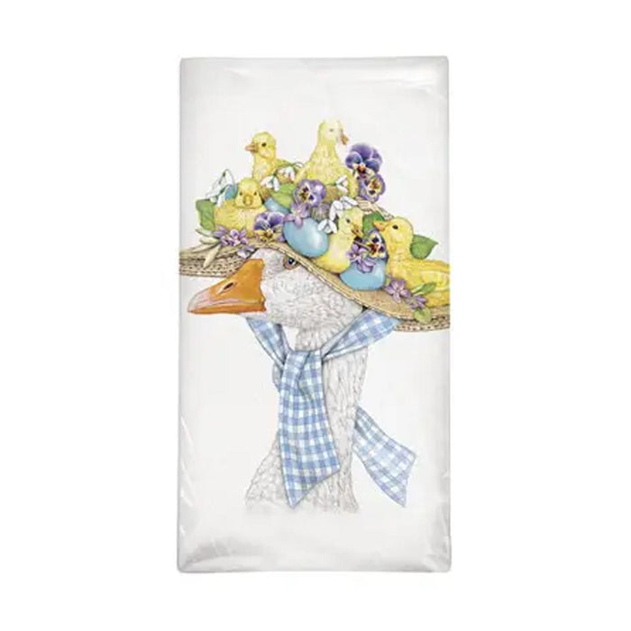 Goose Hat Easter Flour Sack Towel