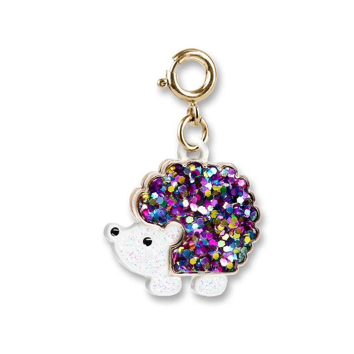 Charm It! Gold Glitter Hedgehog Charm