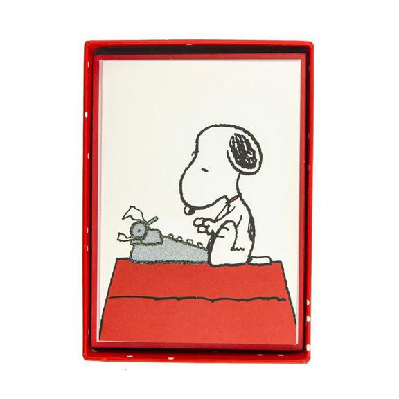Peanuts Snoopy Typewriter Boxed Cards