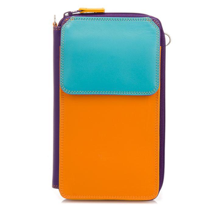 Zip Round Multi Purse with Shoulder Strap - Copacabana