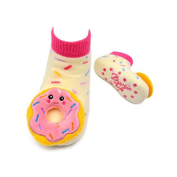 Boogie Toes Rattle Socks 0-1 Years - Donut