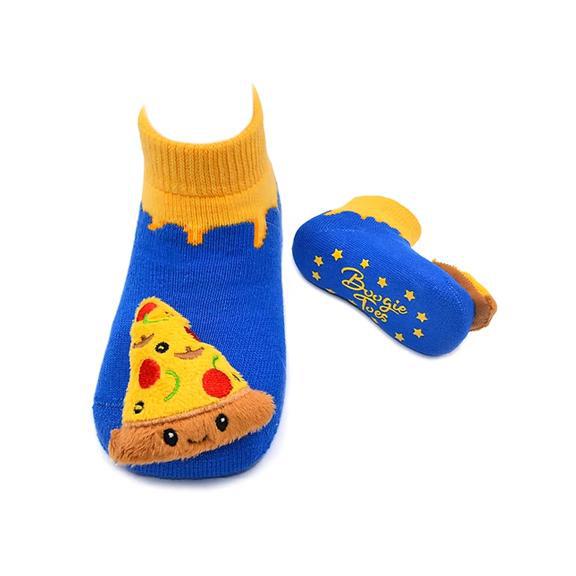 Boogie Toes Rattle Socks 0-1 Years - Pizza