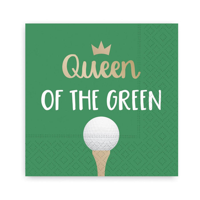 Queen of the Green Beverage Napkins