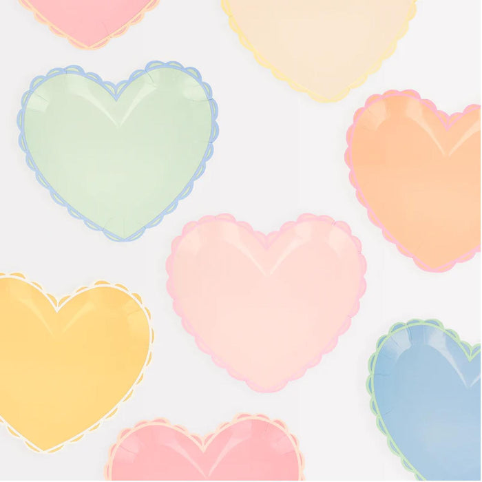 Pastel Heart Small Plates
