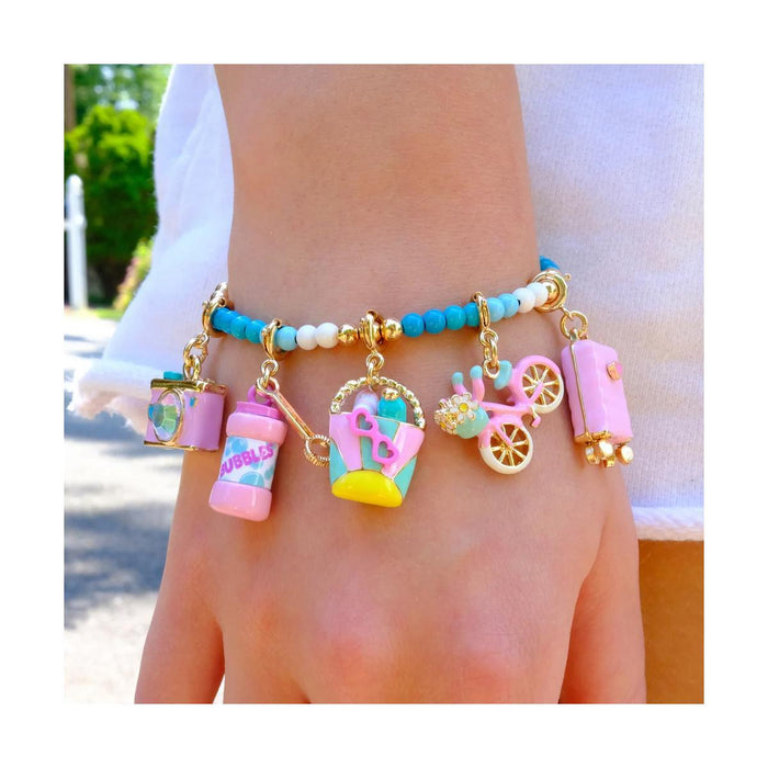 Charm It! Gold Bubbles Charm