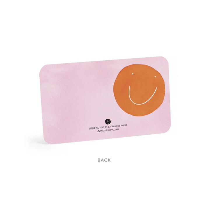 Little Notes - Orange Smiley