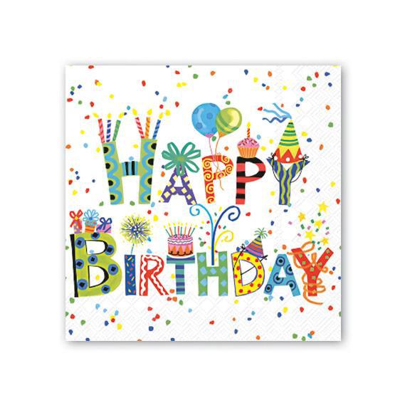 Happy Day Beverage Napkins