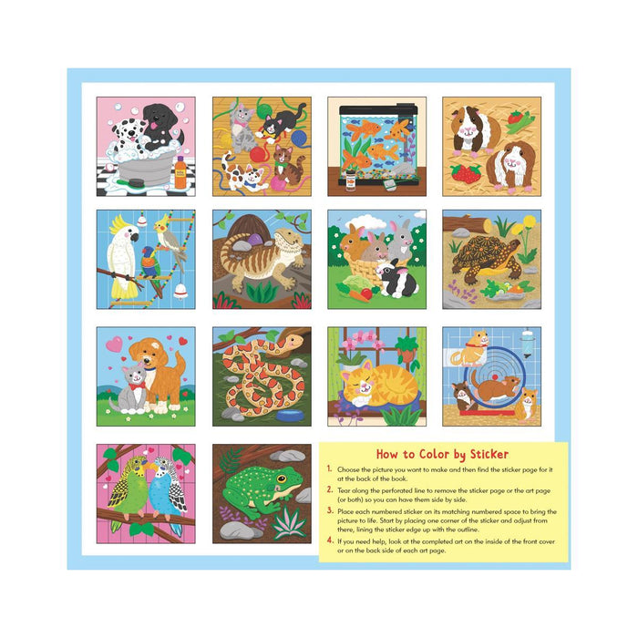 Color-by-Sticker: Pets