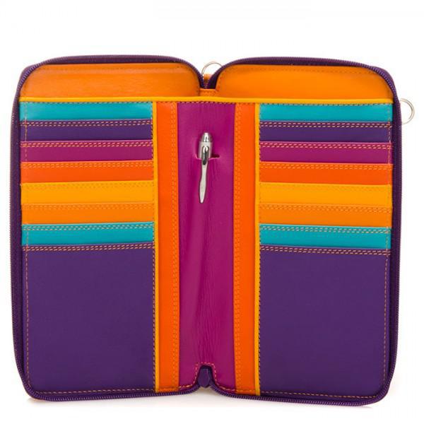 Zip Round Multi Purse with Shoulder Strap - Copacabana