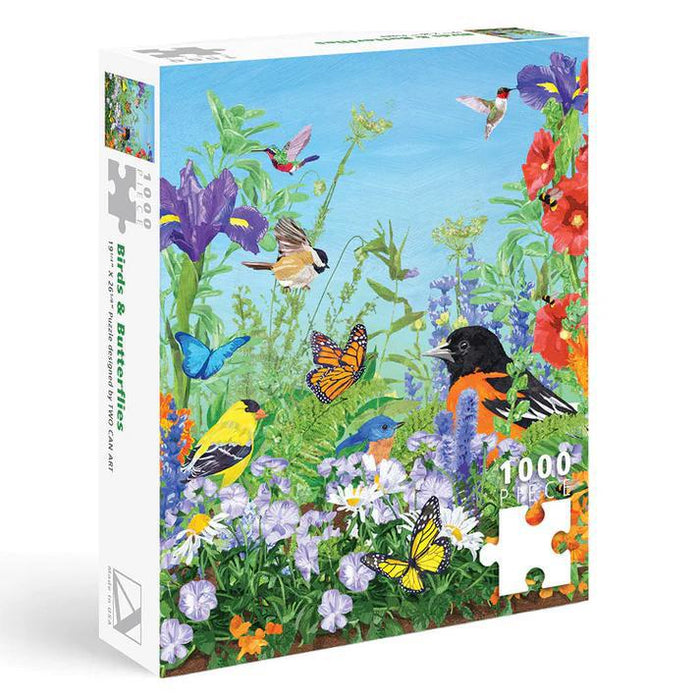 Bird and Butterfly Paradise 1000 Piece Puzzle