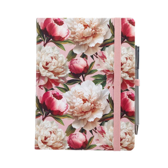 Pivoine Petite Presse Fabric Journal with Pen